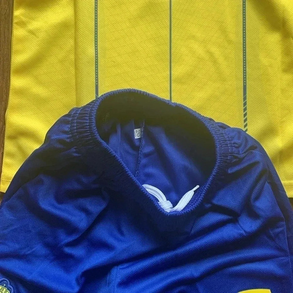 Cristano Ronaldo Al Nassr FC Soccer Jersey & Shorts Set 2023/24 Home XS New - Picture 7 of 7
